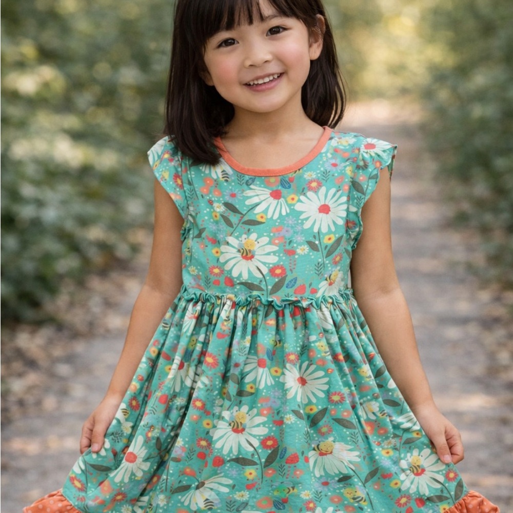 Matilda Jane Dress with Ruffle Hem